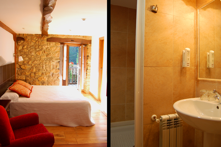 También hay calefacción central en los baños